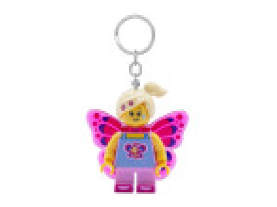 Butterfly Girl Key Chain Light